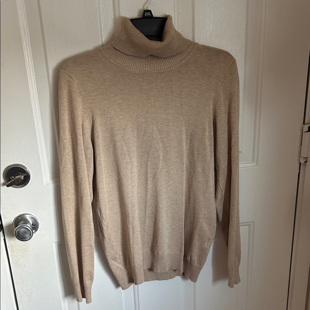 Calvin Klein Beige Turtleneck Sweater